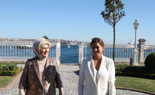 Emine Erdoğan Kolombiya Cumhurbaşkanı Marquez'in eşi María Juliana Ruiz'le görüştü