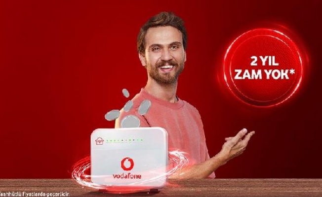 Vodafone’dan ev internetine gelen kullanıcılara ilk 6 ay yüzde 50 indirim kampanyası