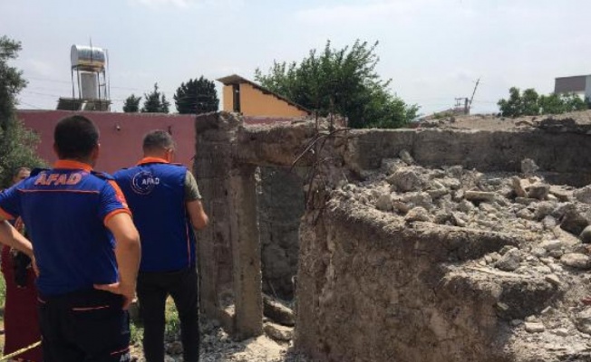 Osmaniye’de metruk bina çöktü: 1 yaralı