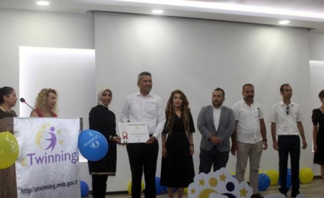Silifke'de öğretmenler 'eTwinning Kalite Etiketi' ödülü aldı