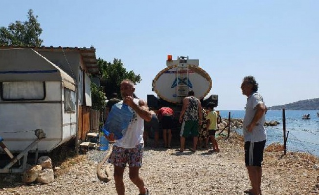 5 gündür suları akmayan kampçılar çözüm bekliyor