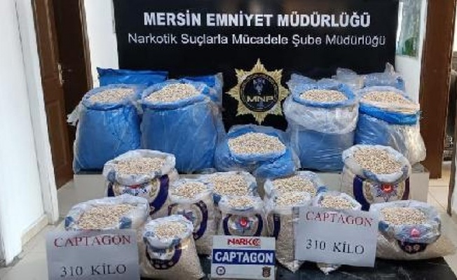 Mersin'de 2 milyon adet uyuşturucu hap ele geçirildi