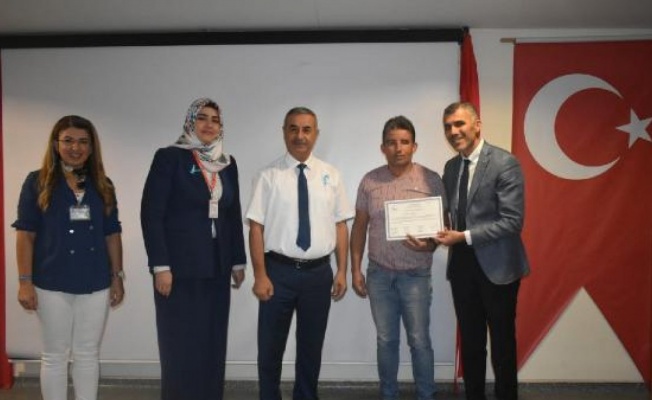 Osmaniye’de diyabet okulu mezunlarına diploma