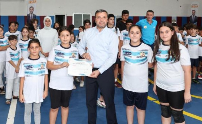 Yüreğir’de 7 bin 500 çocuk yaz spor okulu sertifikası aldı