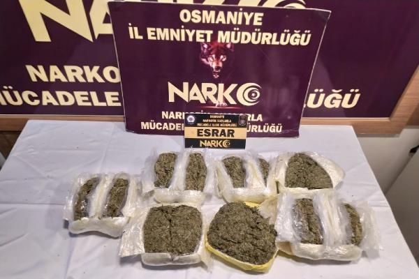 Osmaniye’de narkotik operasyonlarına 4 tutuklama