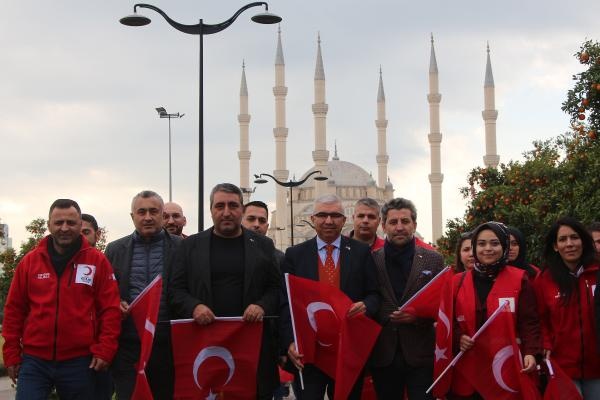 Türk Kızılayı Adana Şubesi, Sarıkamış şehitleri için yürüdü 
