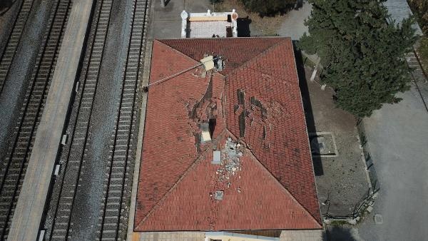 111 yıllık Dörtyol Tren İstasyonu da depremlerde hasar gördü