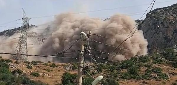 İskenderun’da taş ocağında dinamit patlatılmasına depremzede tepkisi
