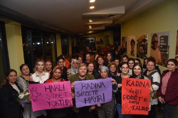 Ceyhan’da kadına şiddete karşı söyleşi
