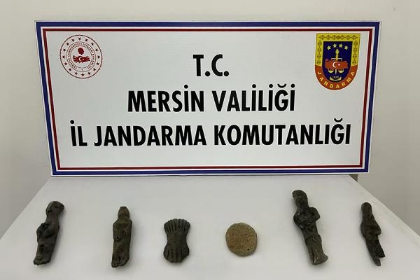 Mersin'de tarihi eser operasyonu: 1 gözaltı