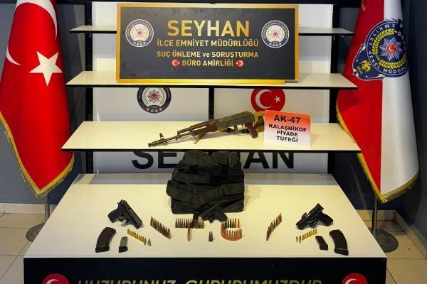 Adana'da ruhsatsız silah operasyonu; 1 tutuklama