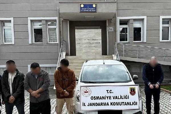 Osmaniye’de Afganistan uyruklu 3 kaçak göçmen yakalandı