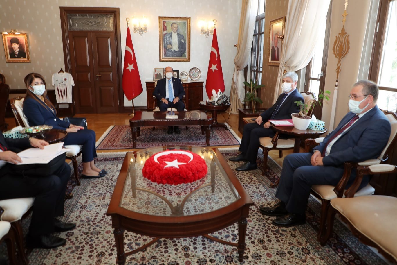 KKTC Cumhurbaşkanı Ersin Tatar Hatay'da 