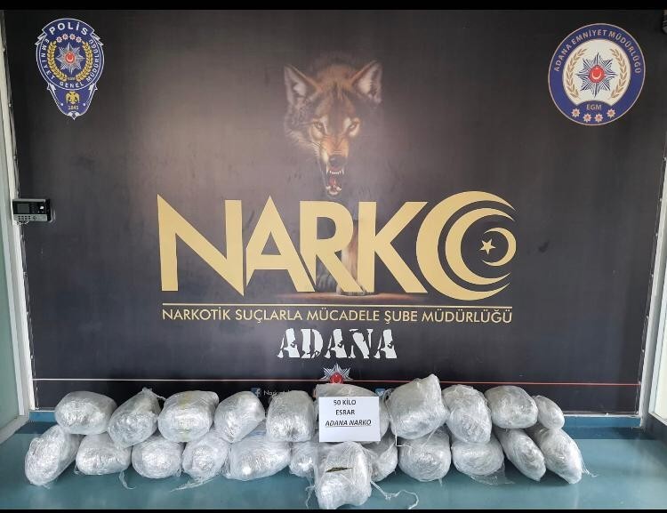 Adana'da narkotik operasyonu 