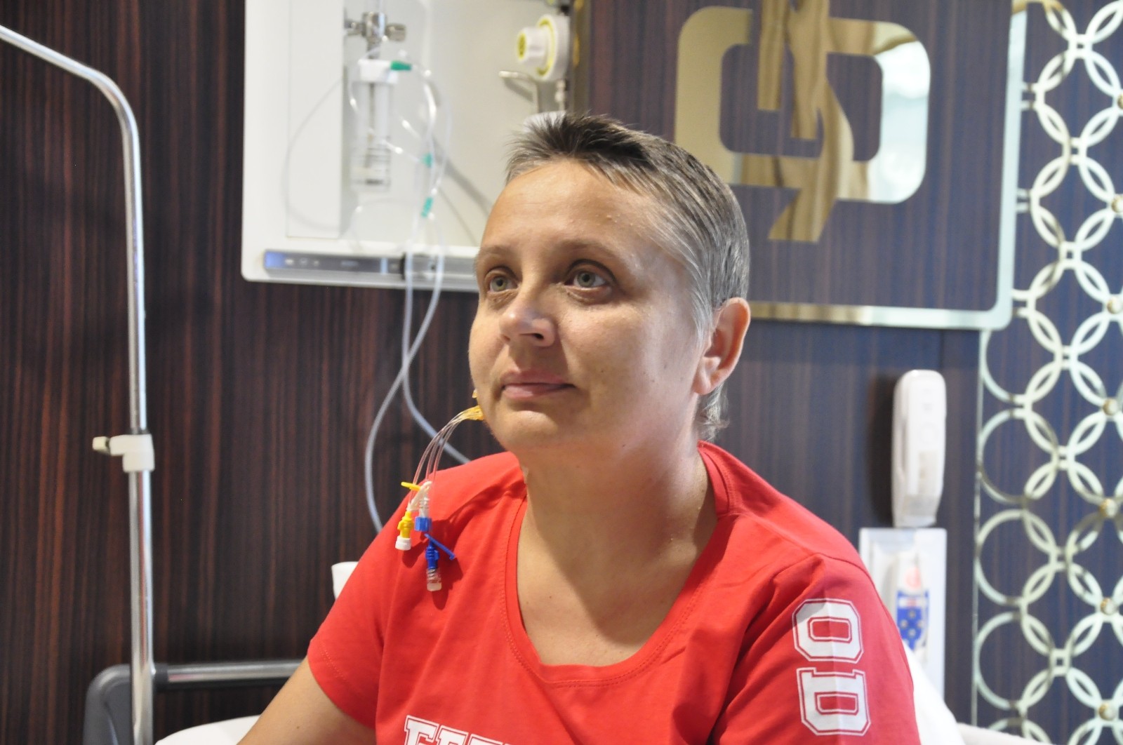 Ukraynalı Nadia Slychuk, Mersin'de sağlığına kavuştu