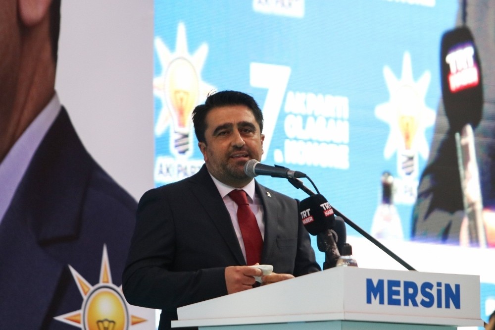 Ercik yeniden AK Parti Mersin İl Başkanlığına seçildi 