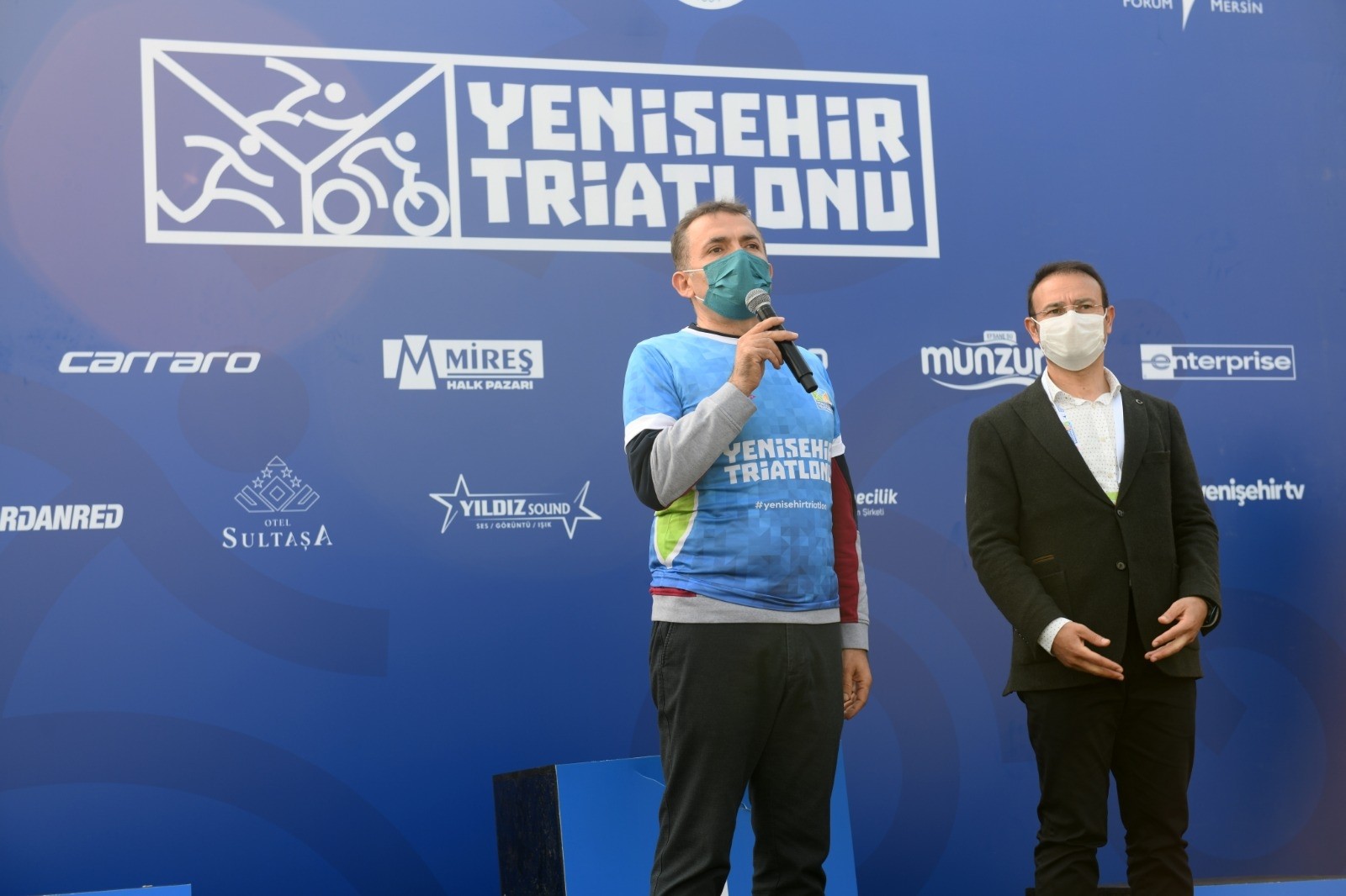 Mersin Yenişehir'de triatlon heyecanı yaşandı 