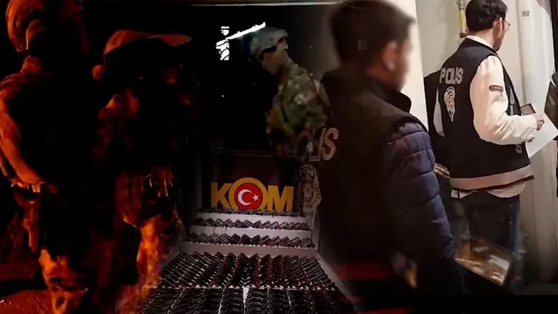 41 ilde silah kaçakçılarına operasyon: 135 gözaltı