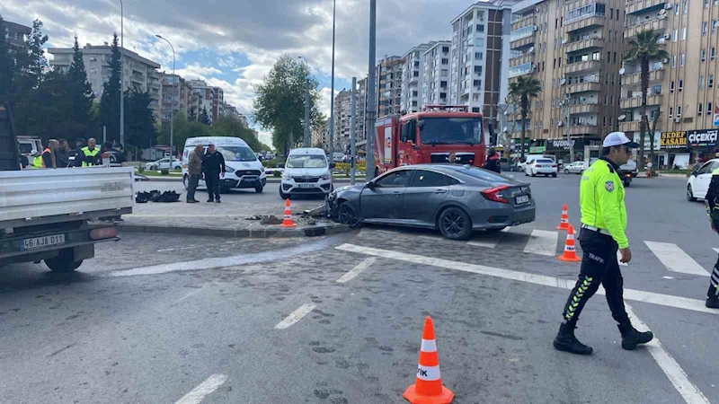 Kahramanmaraş’ta otomobil yayalara çarptı: 5 yaralı
