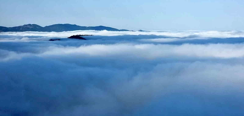 Kocadaz Tepesi’nde kartpostallık görüntüler oluştu
