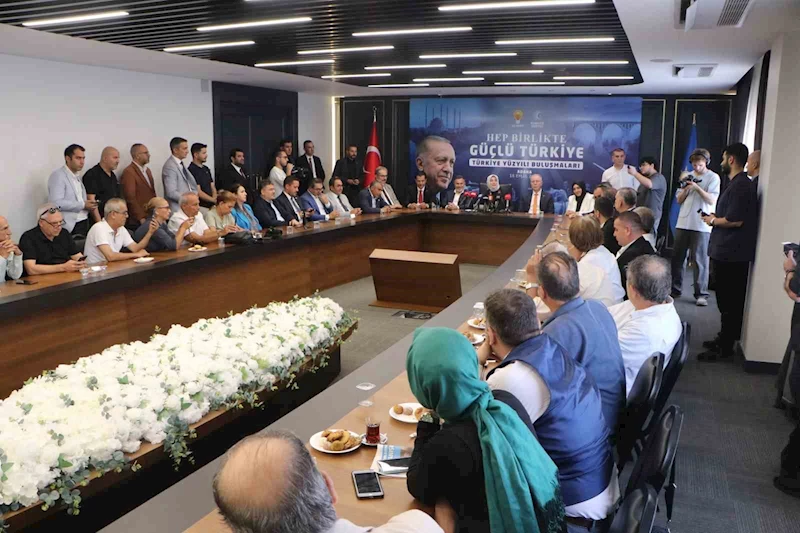 AK Partili heyetten, Türkiye Yüzyılı Buluşmaları
