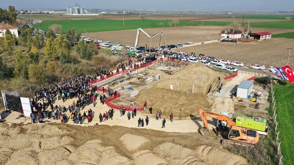 İmamoğlu Atıksu Arıtma Tesisinin temeli atıldı 